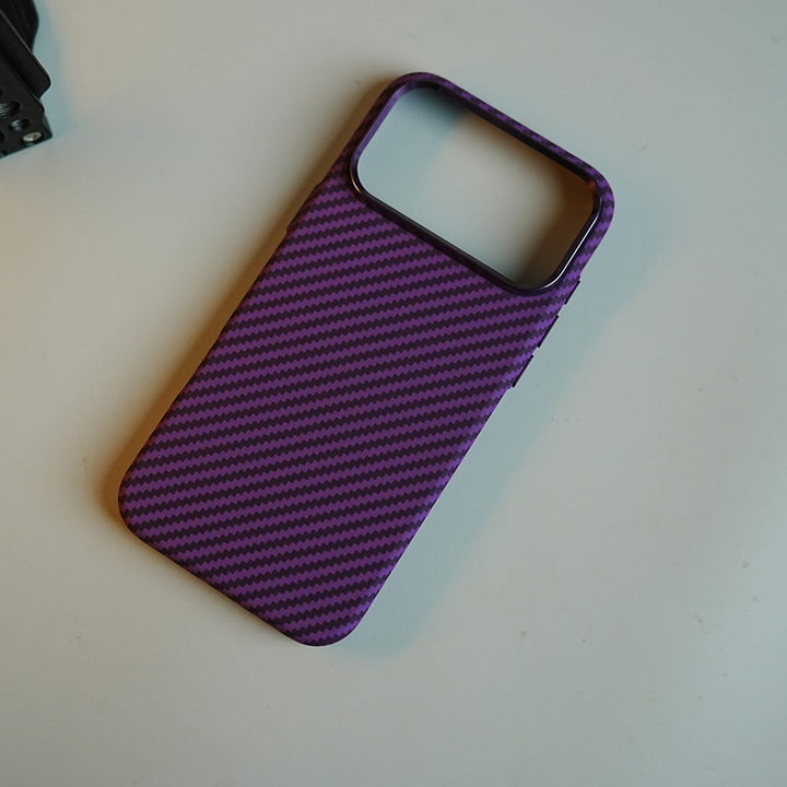 FRATO iPhone 18 Series 18 Pro Carbon Fiber Texture Magnetic Case for iPhone 18 Series | Slim Protective Cover with Raised Camera Guard