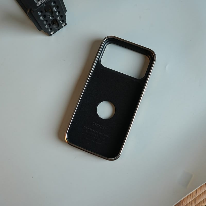 FRATO iPhone 18 Series Carbon Design Logo Cut Case For iPhone 18 Series | Protective Cover