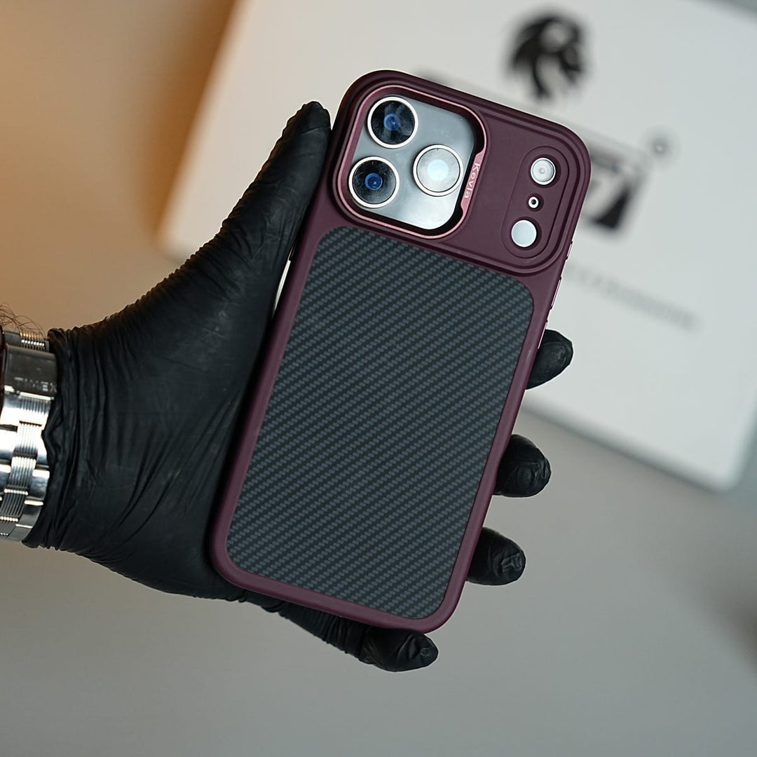 FRATO iPhone 18 Series Carbon Fiber Texture Magnetic Case for iPhone 18 Series | Camera Protection Cover
