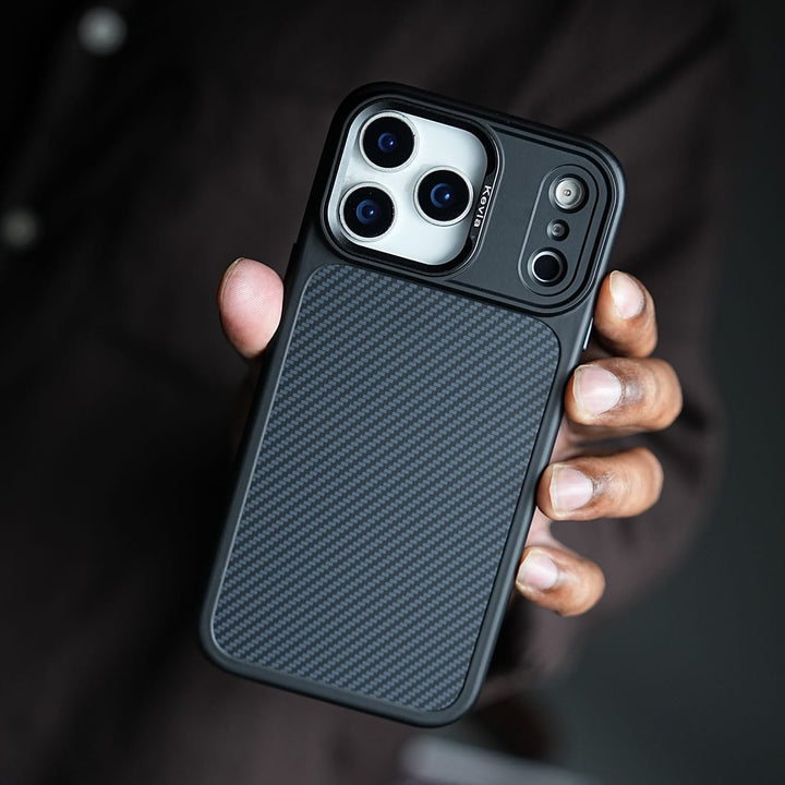 FRATO iPhone 18 Series Carbon Fiber Texture Magnetic Case for iPhone 18 Series | Camera Protection Cover