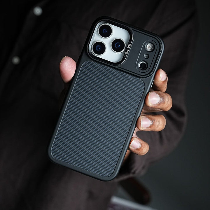 FRATO iPhone 18 Series Carbon Fiber Texture Magnetic Case for iPhone 18 Series | Camera Protection Cover