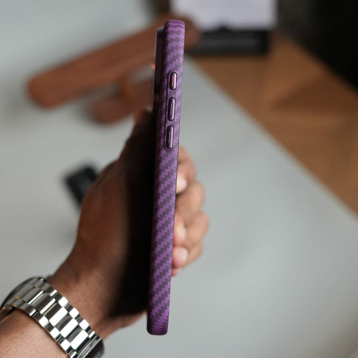 FRATO iPhone 18 Series Carbon Fiber Texture Magnetic Case for iPhone 18 Series | Slim Protective Cover with Raised Camera Guard