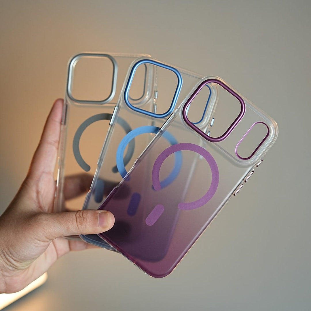 FRATO iPhone 18 Series Gradient Magnetic Clear Case for iPhone 18 Series | Slim Protective Cover