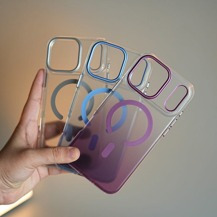 FRATO iPhone 18 Series Gradient Magnetic Clear Case for iPhone 18 Series | Slim Protective Cover