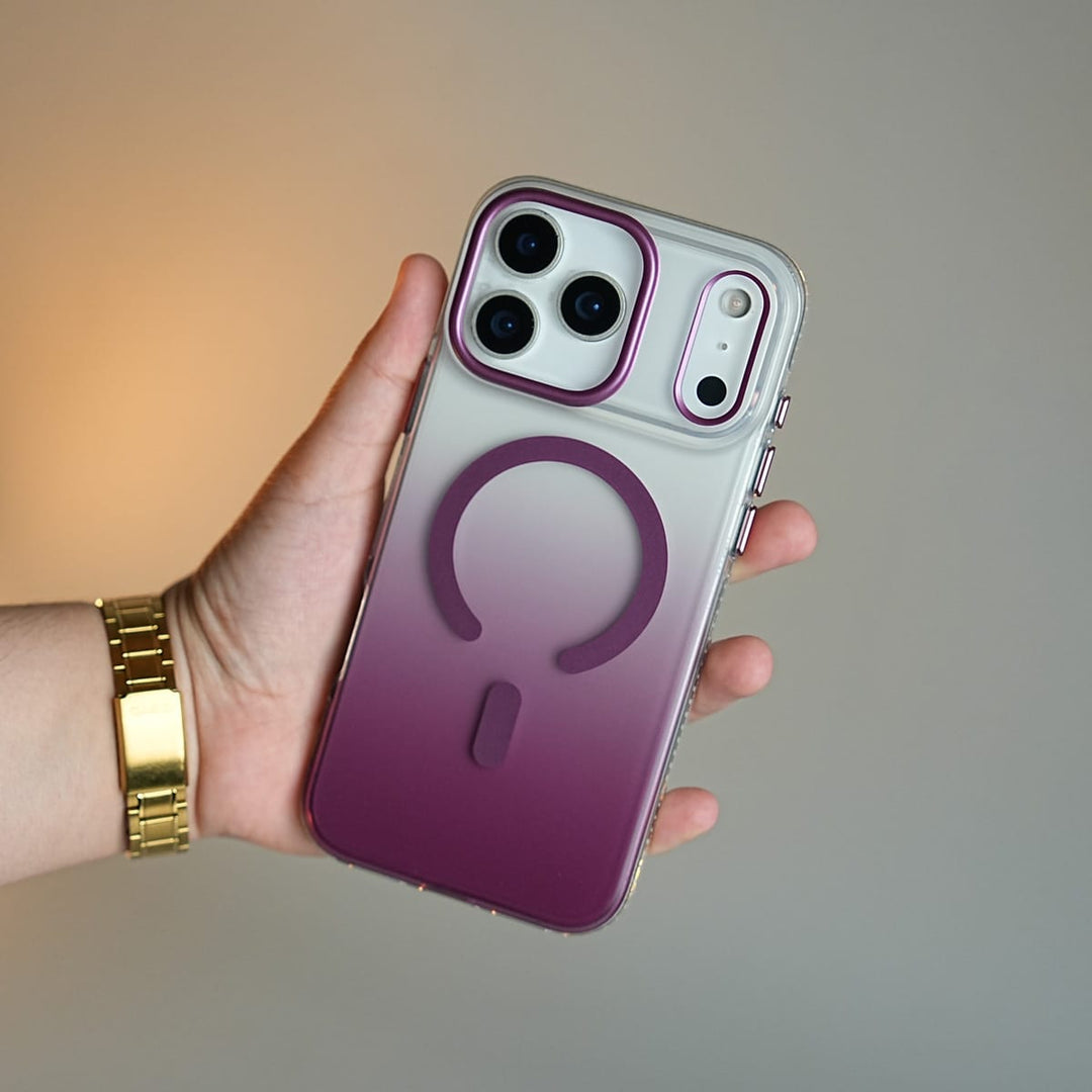 FRATO iPhone 18 Series Gradient Magnetic Clear Case for iPhone 18 Series | Slim Protective Cover