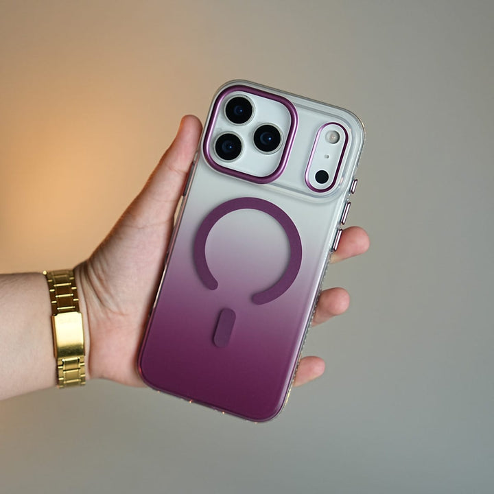 FRATO iPhone 18 Series Gradient Magnetic Clear Case for iPhone 18 Series | Slim Protective Cover