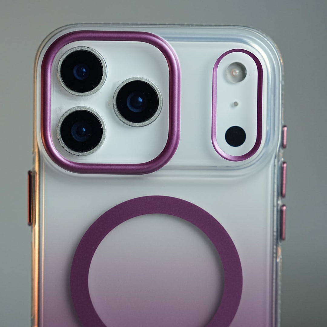 FRATO iPhone 18 Series Gradient Magnetic Clear Case for iPhone 18 Series | Slim Protective Cover