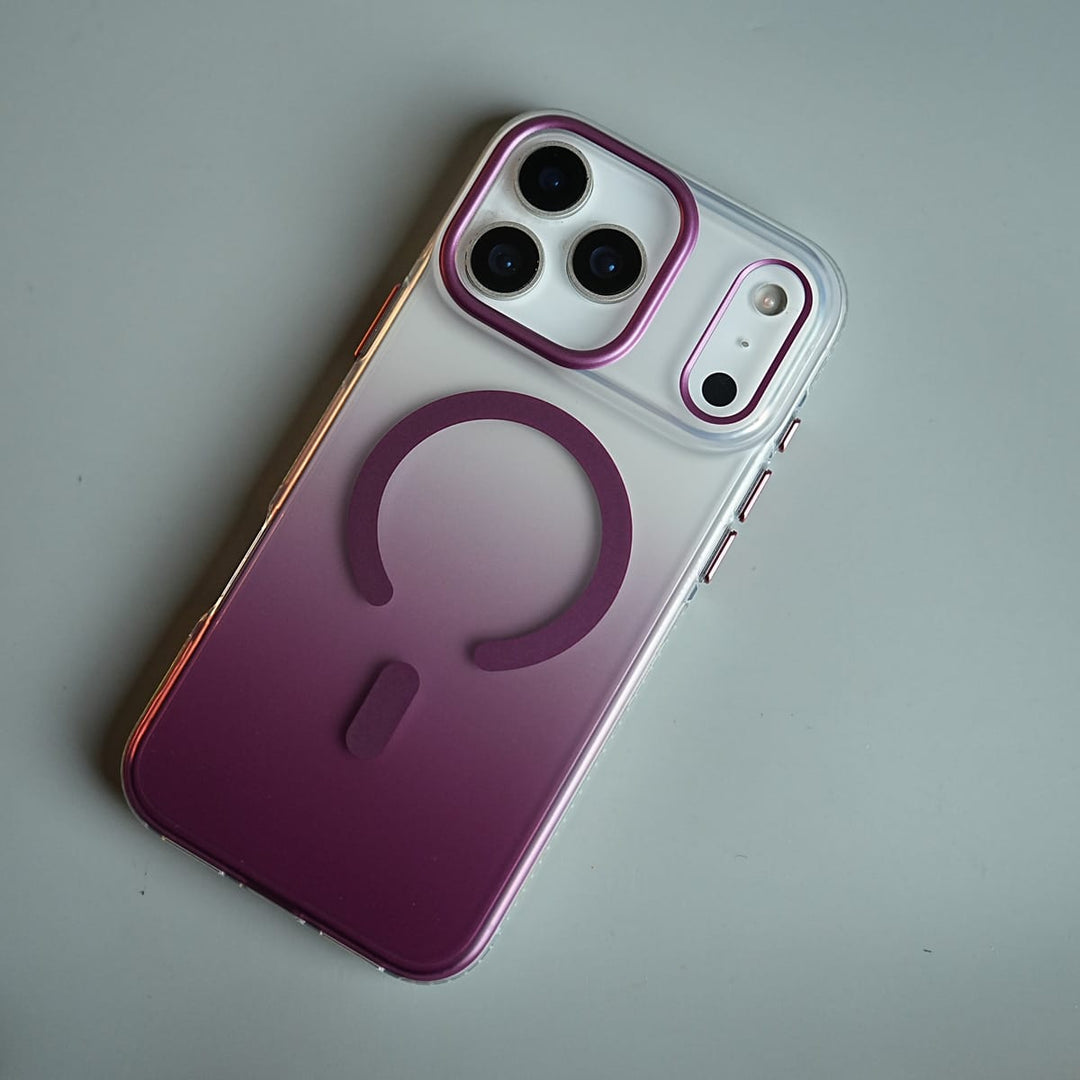 FRATO iPhone 18 Series Gradient Magnetic Clear Case for iPhone 18 Series | Slim Protective Cover