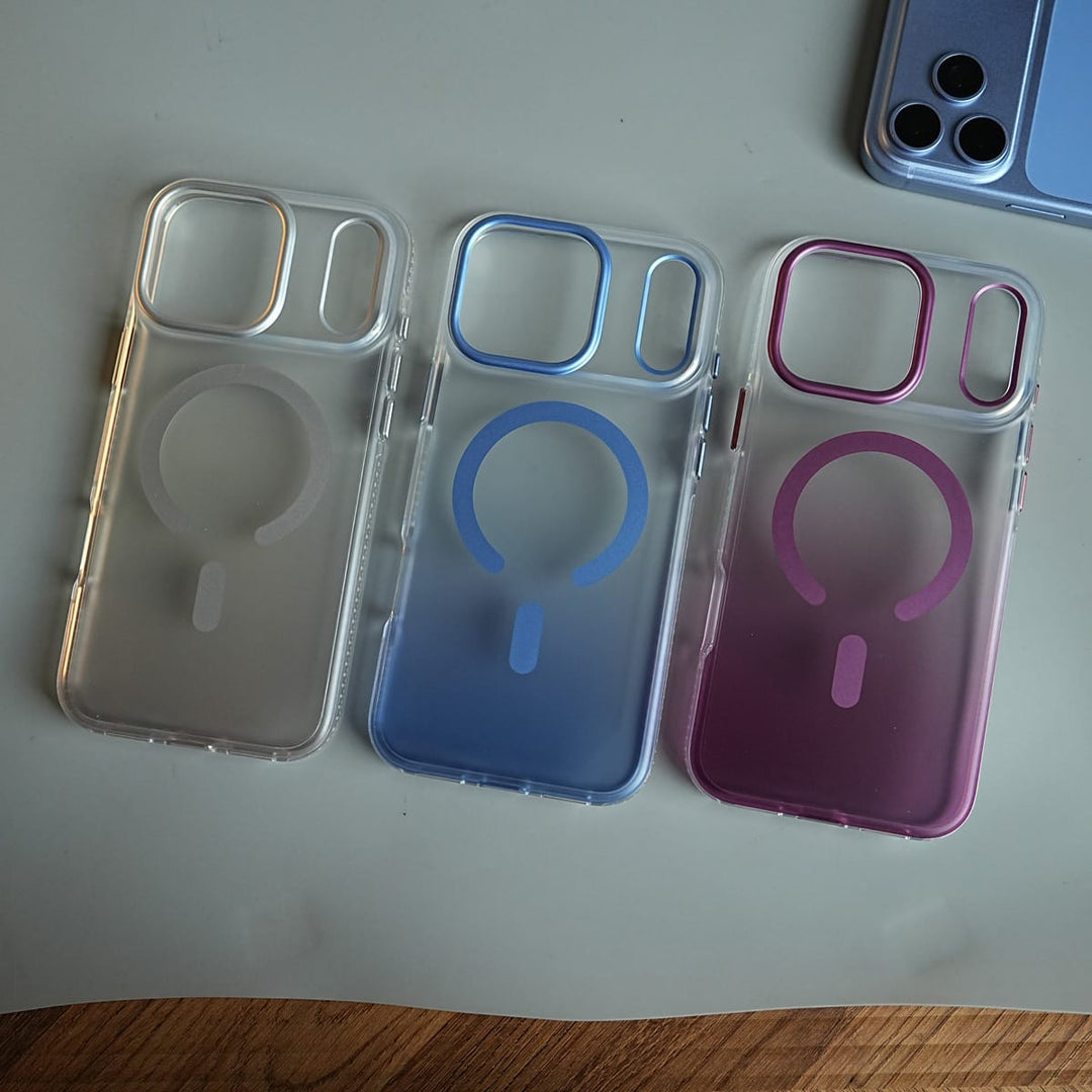 FRATO iPhone 18 Series Gradient Magnetic Clear Case for iPhone 18 Series | Slim Protective Cover