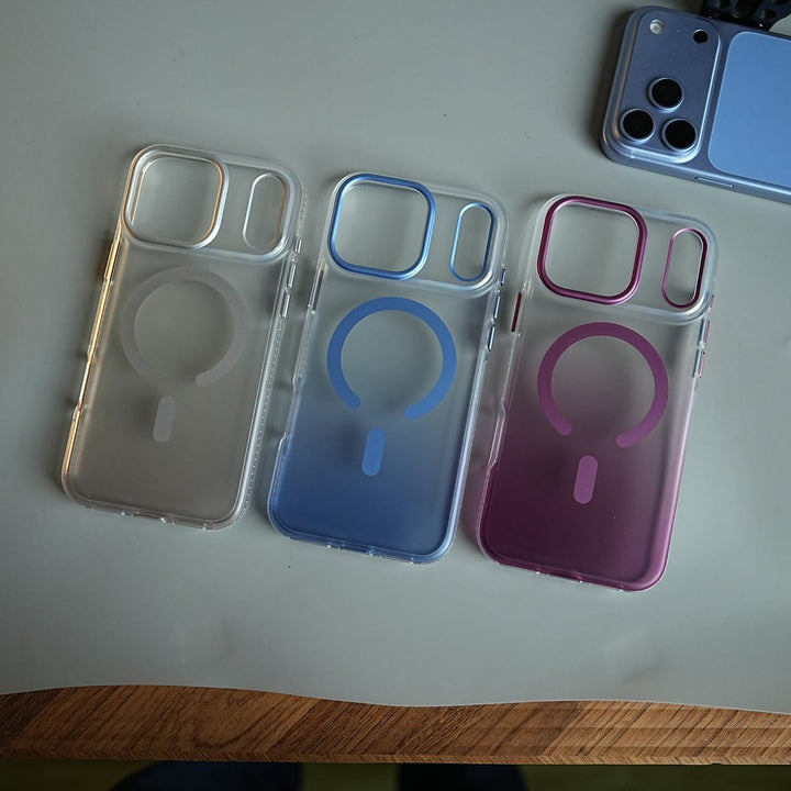 FRATO iPhone 18 Series Gradient Magnetic Clear Case for iPhone 18 Series | Slim Protective Cover