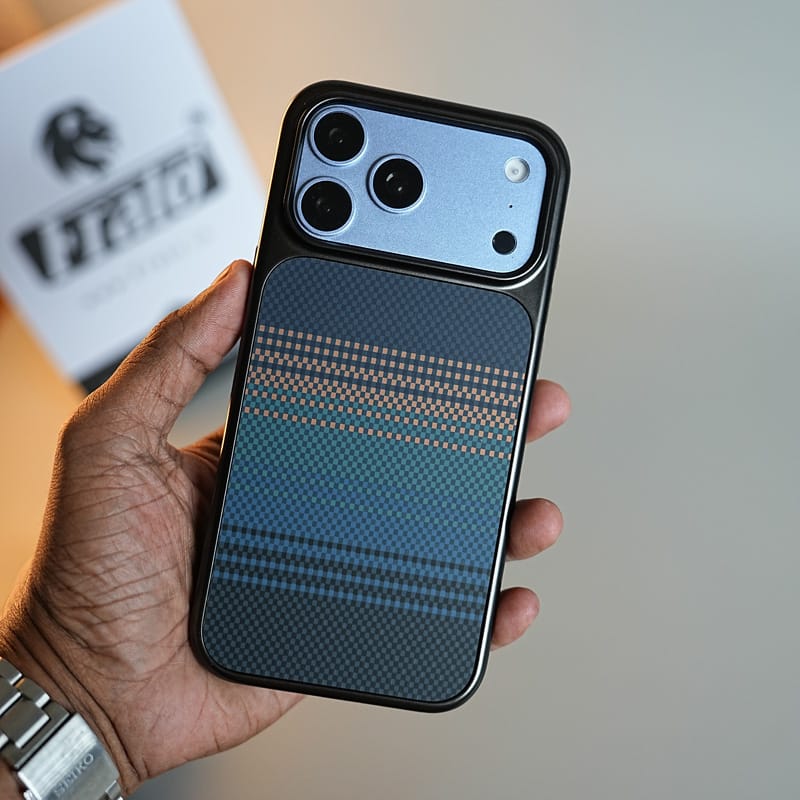 FRATO iPhone 18 Series iPhone 18 Pro / Blue Carbon Design Mag Ring Case For iPhone 18 Series | Slim Protective Cover
