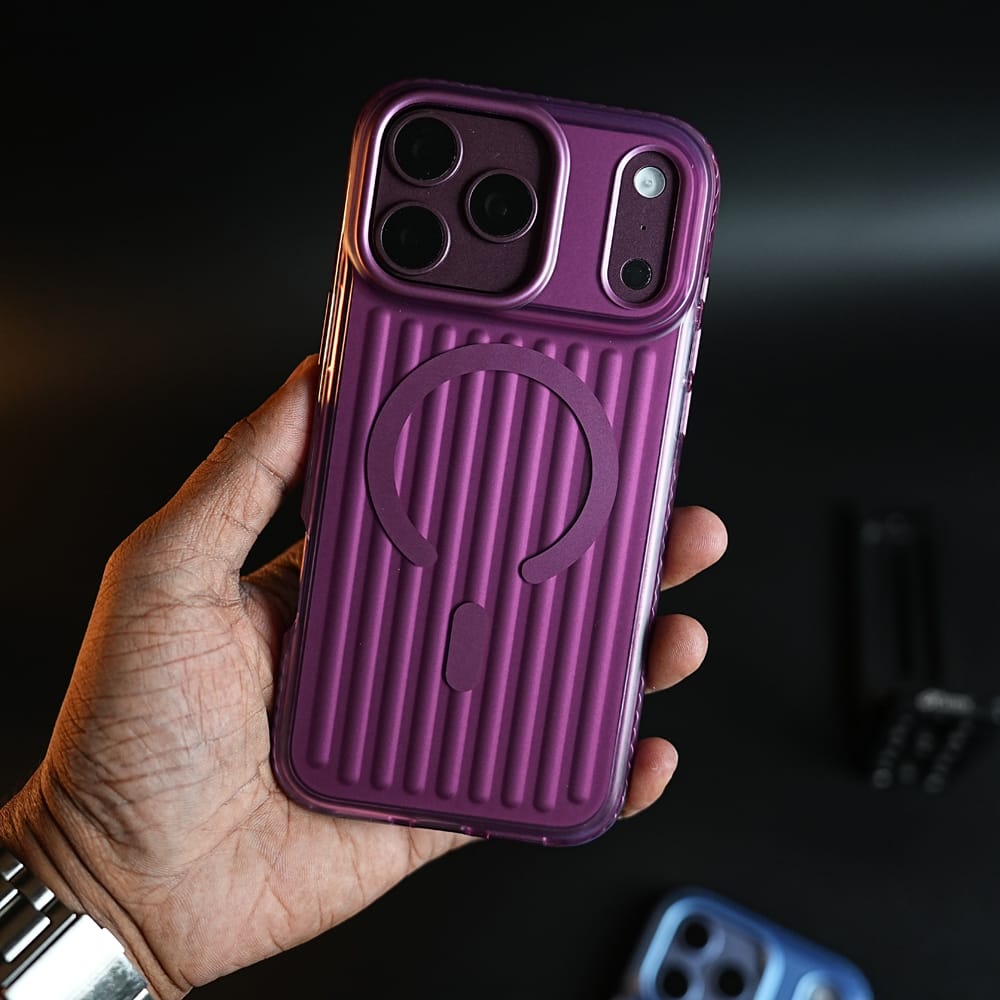 FRATO iPhone 18 Series iPhone 18 Pro / Burgundy Ribbed Texture MagSafe Compatible Case for iPhone 18 Series | Premium Protective Cover