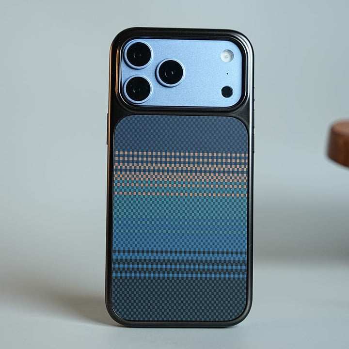 FRATO iPhone 18 Series iPhone 18 Pro Max / Blue Carbon Design Mag Ring Case For iPhone 18 Series | Slim Protective Cover