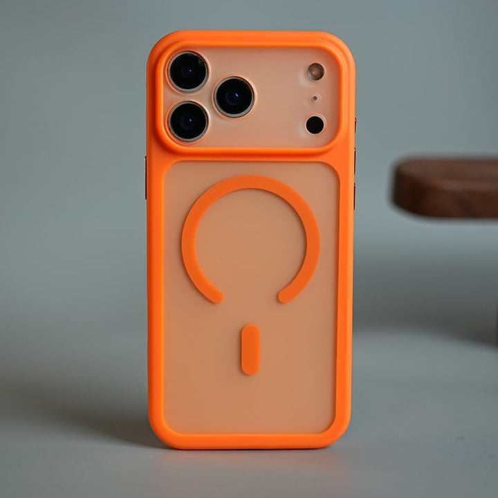FRATO iPhone 18 Series iPhone 18 Pro Max / Orange Frosted MagSafe Compatible Case for iPhone 18 Series | Slim Matte Protective Cover