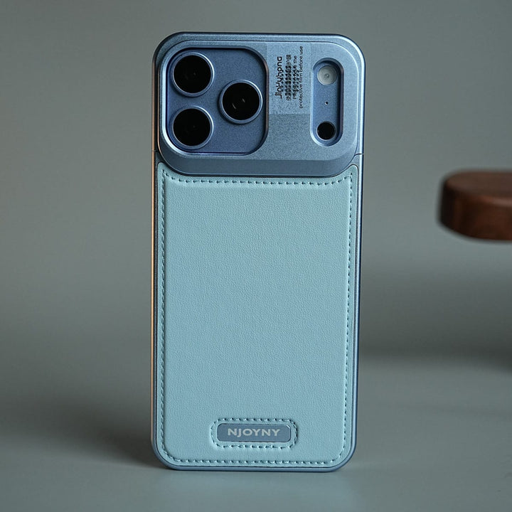 FRATO iPhone 18 Series iPhone 18 Pro Max / Sierra Blue iPhone 18 Series Premium Metallic AeroFLex Leather MagSafe Case