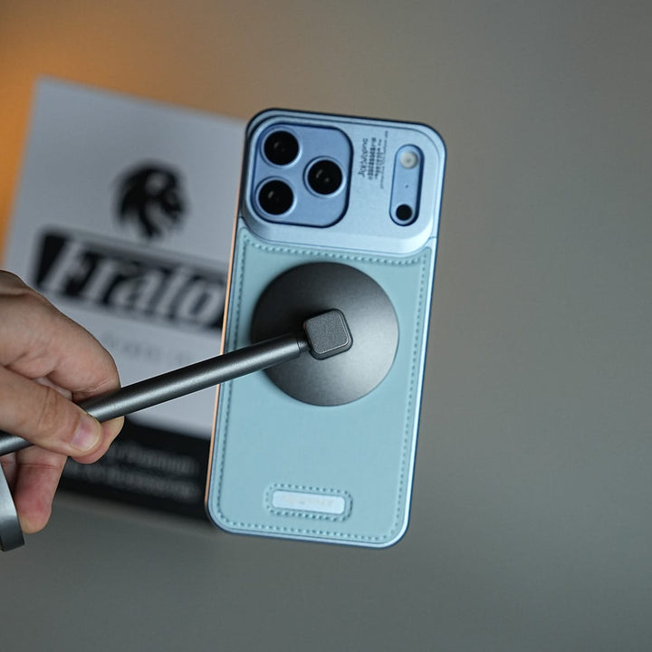 FRATO iPhone 18 Series iPhone 18 Series Premium Metallic AeroFLex Leather MagSafe Case