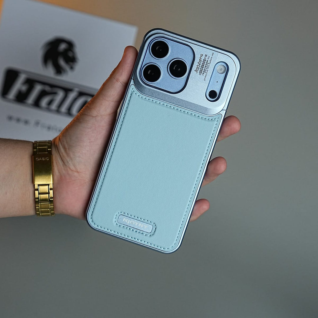 FRATO iPhone 18 Series iPhone 18 Series Premium Metallic AeroFLex Leather MagSafe Case