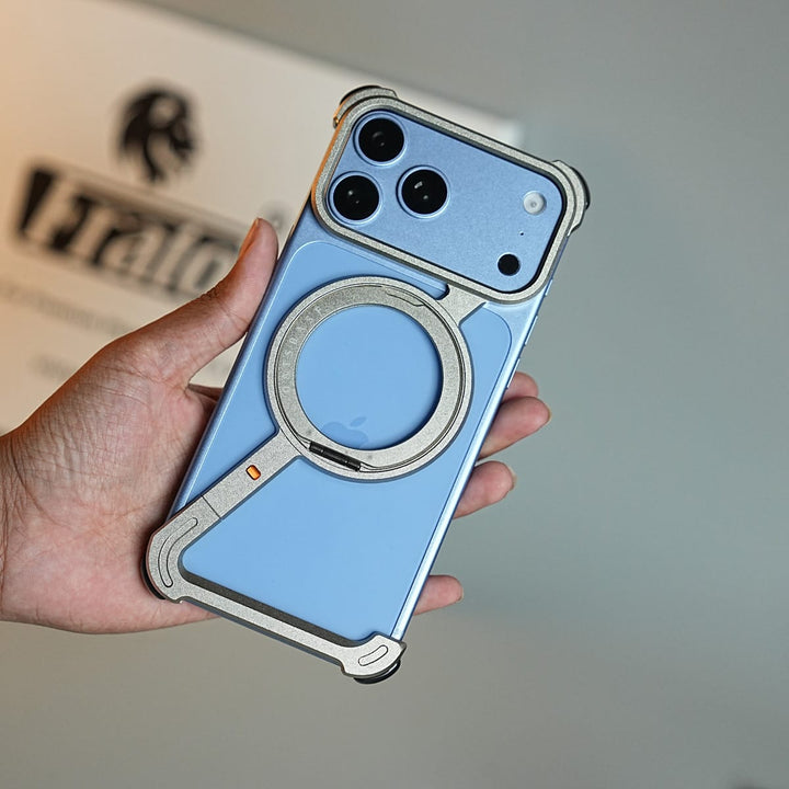 FRATO iPhone 18 Series iPhone 18 Series Z Shape Aluminum Metal Rotating Kickstand Frameless Design