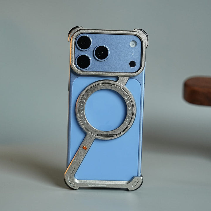 FRATO iPhone 18 Series iPhone 18 Series Z Shape Aluminum Metal Rotating Kickstand Frameless Design