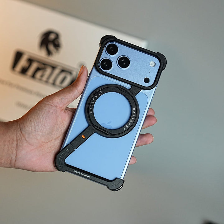 FRATO iPhone 18 Series iPhone 18 Series Z Shape Aluminum Metal Rotating Kickstand Frameless Design