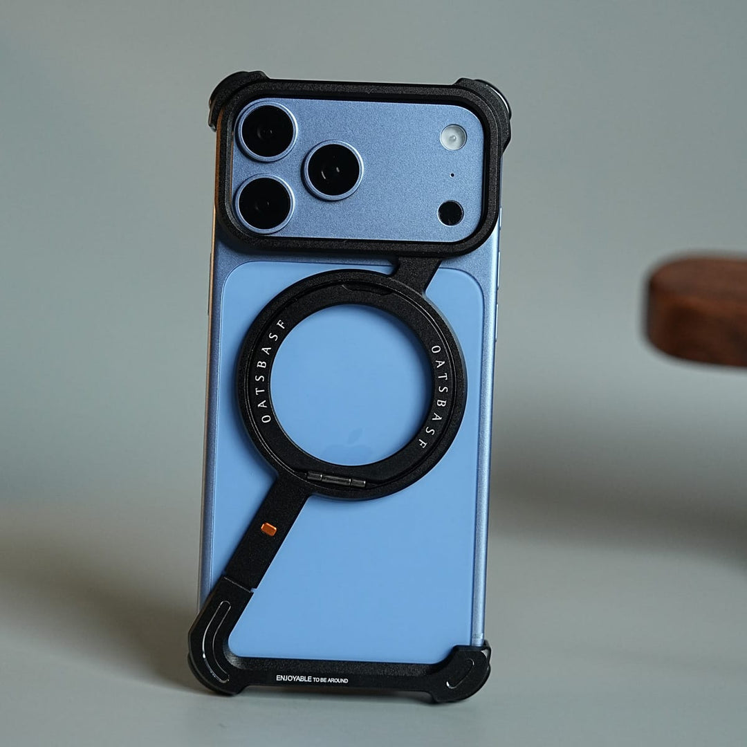 FRATO iPhone 18 Series iPhone 18 Series Z Shape Aluminum Metal Rotating Kickstand Frameless Design