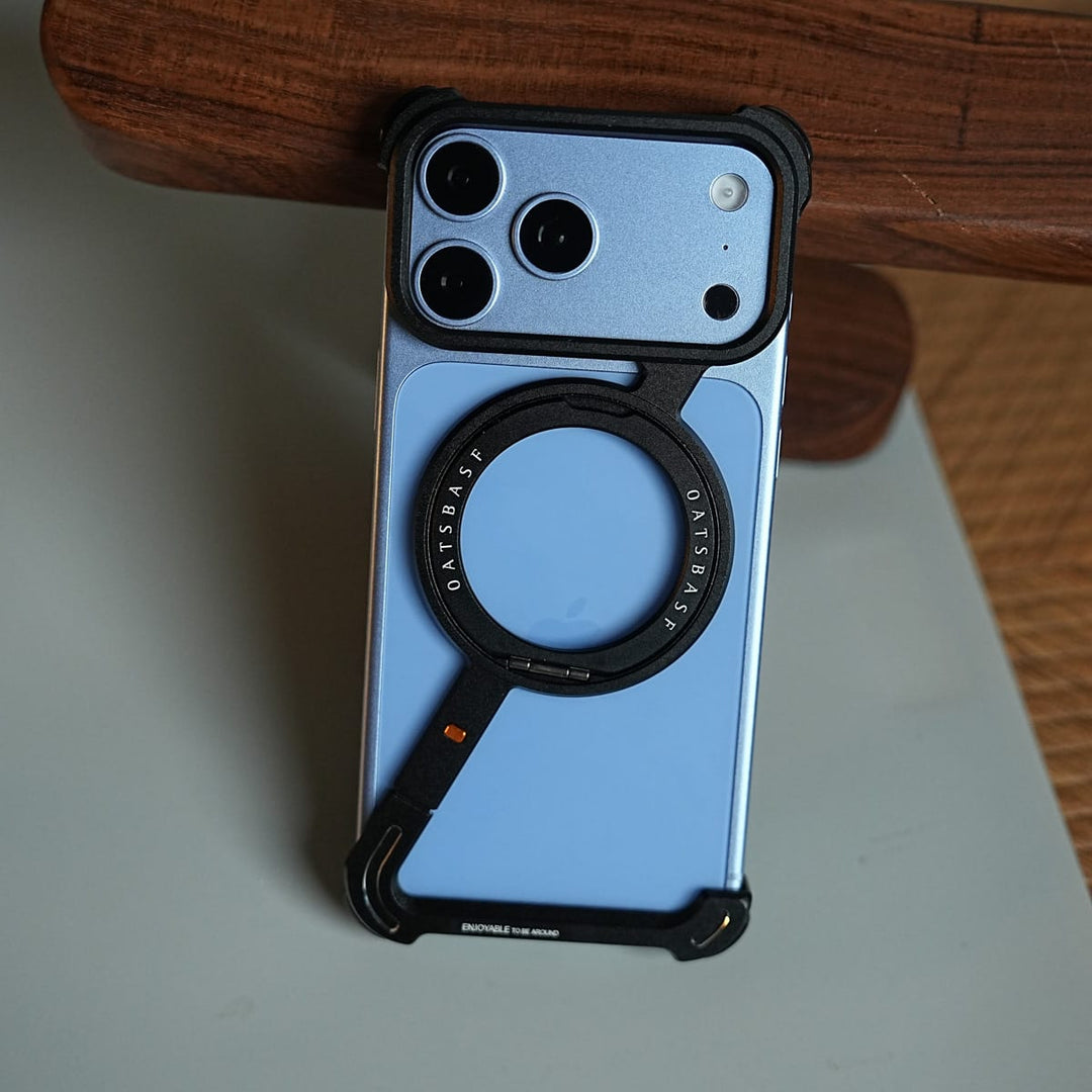 FRATO iPhone 18 Series iPhone 18 Series Z Shape Aluminum Metal Rotating Kickstand Frameless Design
