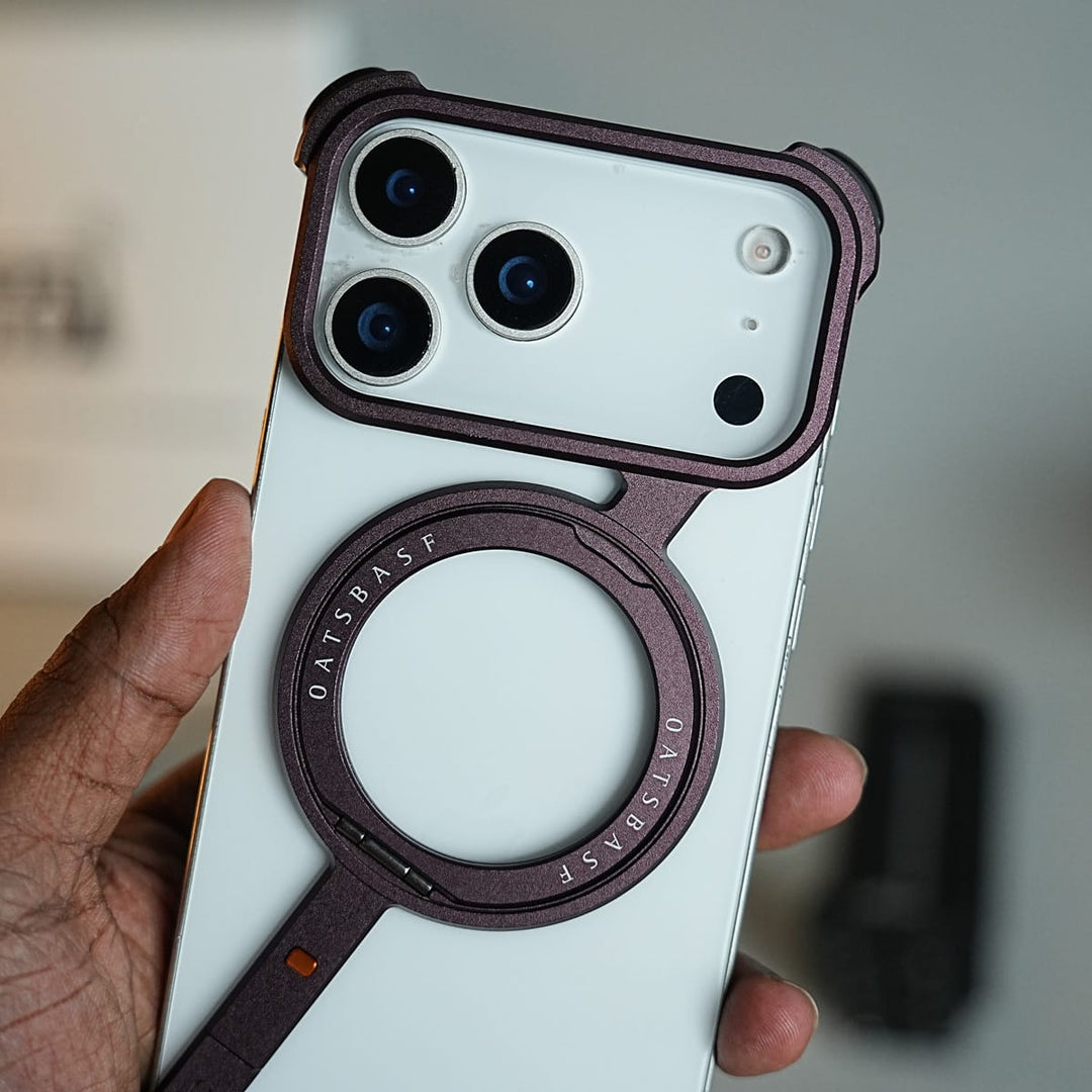 FRATO iPhone 18 Series iPhone 18 Series Z Shape Aluminum Metal Rotating Kickstand Frameless Design