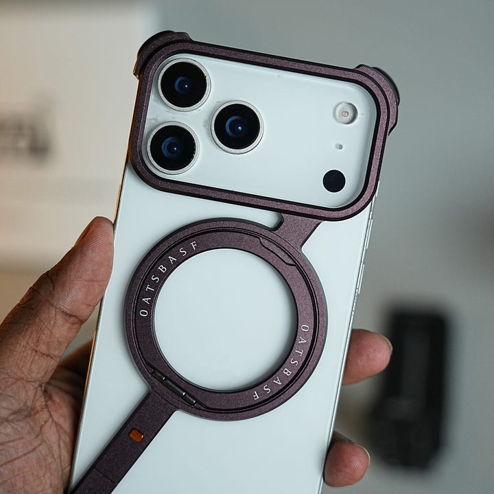 FRATO iPhone 18 Series iPhone 18 Series Z Shape Aluminum Metal Rotating Kickstand Frameless Design
