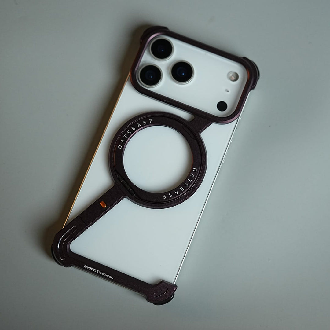 FRATO iPhone 18 Series iPhone 18 Series Z Shape Aluminum Metal Rotating Kickstand Frameless Design