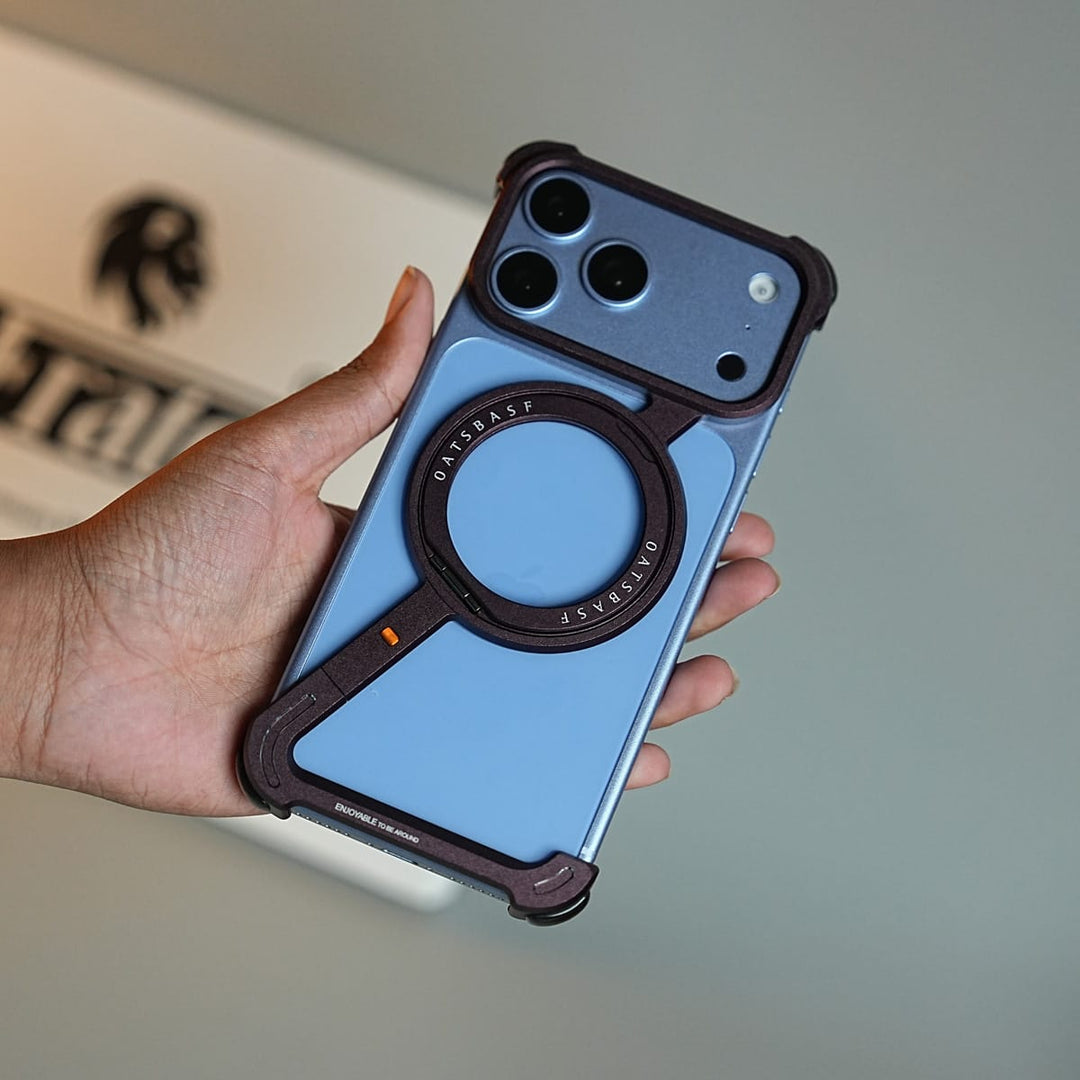 FRATO iPhone 18 Series iPhone 18 Series Z Shape Aluminum Metal Rotating Kickstand Frameless Design