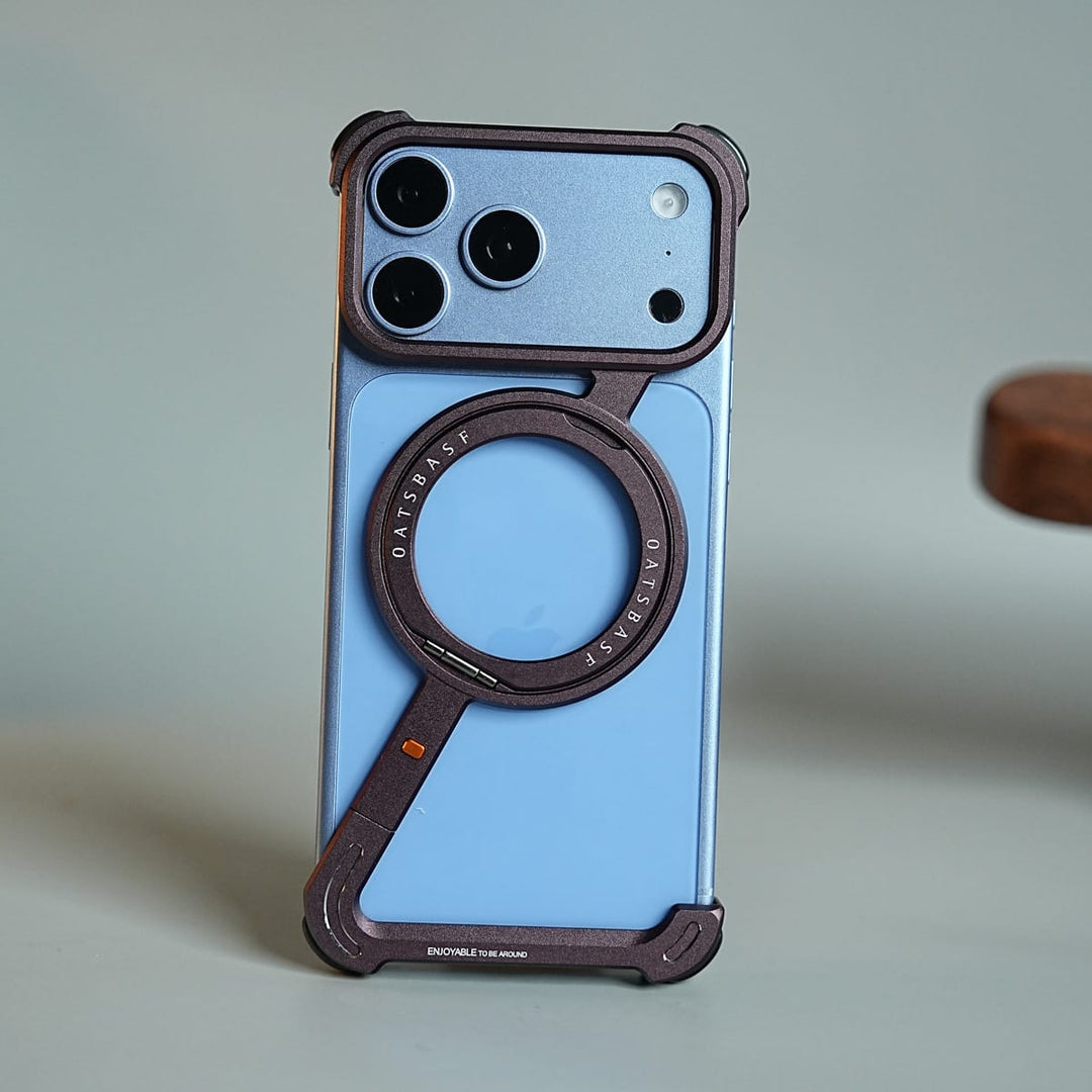 FRATO iPhone 18 Series iPhone 18 Series Z Shape Aluminum Metal Rotating Kickstand Frameless Design