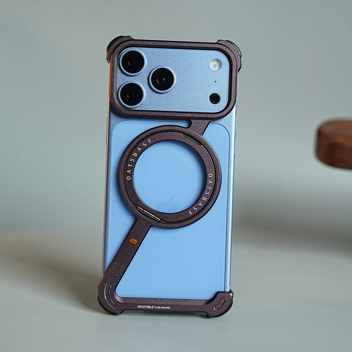 FRATO iPhone 18 Series iPhone 18 Series Z Shape Aluminum Metal Rotating Kickstand Frameless Design