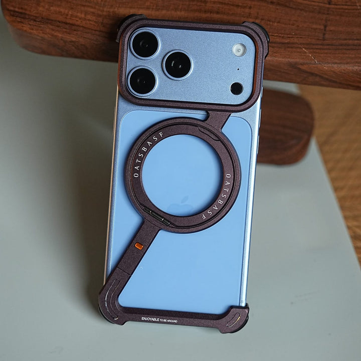 FRATO iPhone 18 Series iPhone 18 Series Z Shape Aluminum Metal Rotating Kickstand Frameless Design