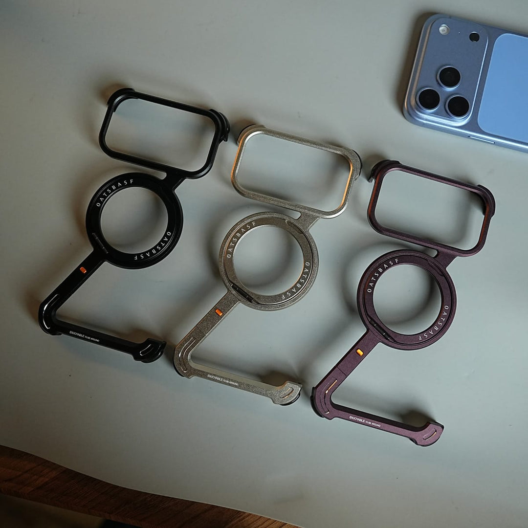 FRATO iPhone 18 Series iPhone 18 Series Z Shape Aluminum Metal Rotating Kickstand Frameless Design