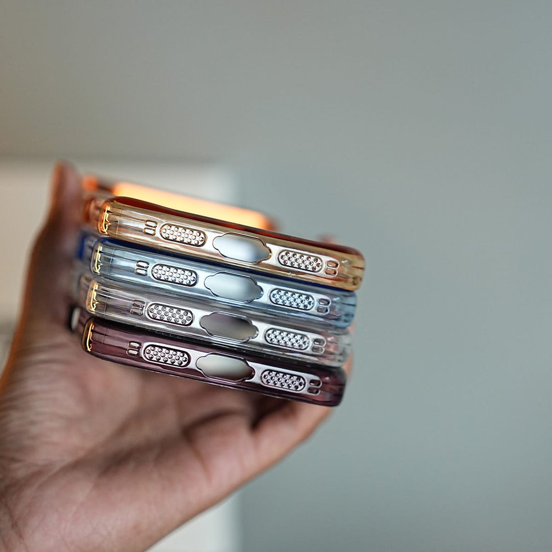 FRATO iPhone 18 Series Tinted Transparent Anti Yellow Magnetic Hard Cristal Case for iPhone 18 Series | Metal Camera Frame
