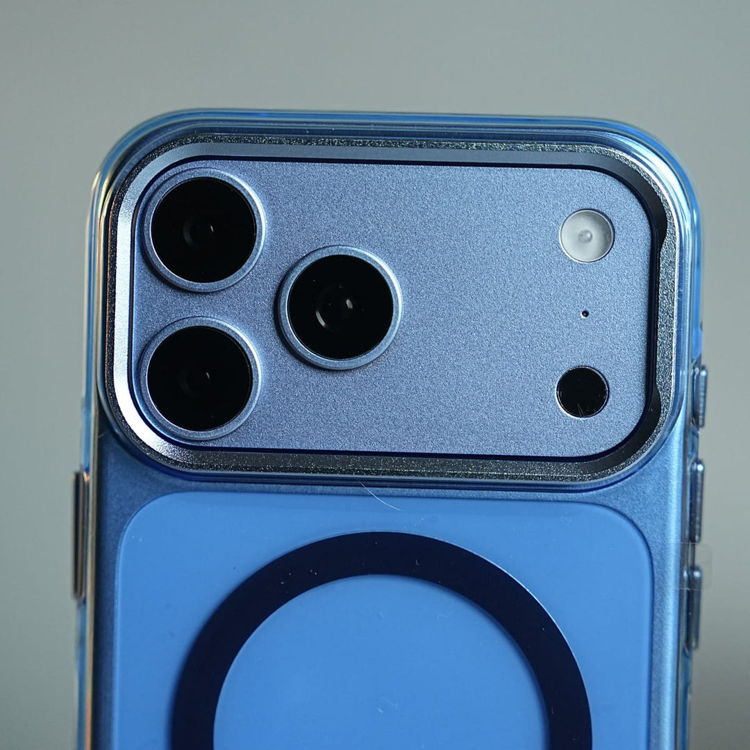 FRATO iPhone 18 Series Tinted Transparent Anti Yellow Magnetic Hard Cristal Case for iPhone 18 Series | Metal Camera Frame