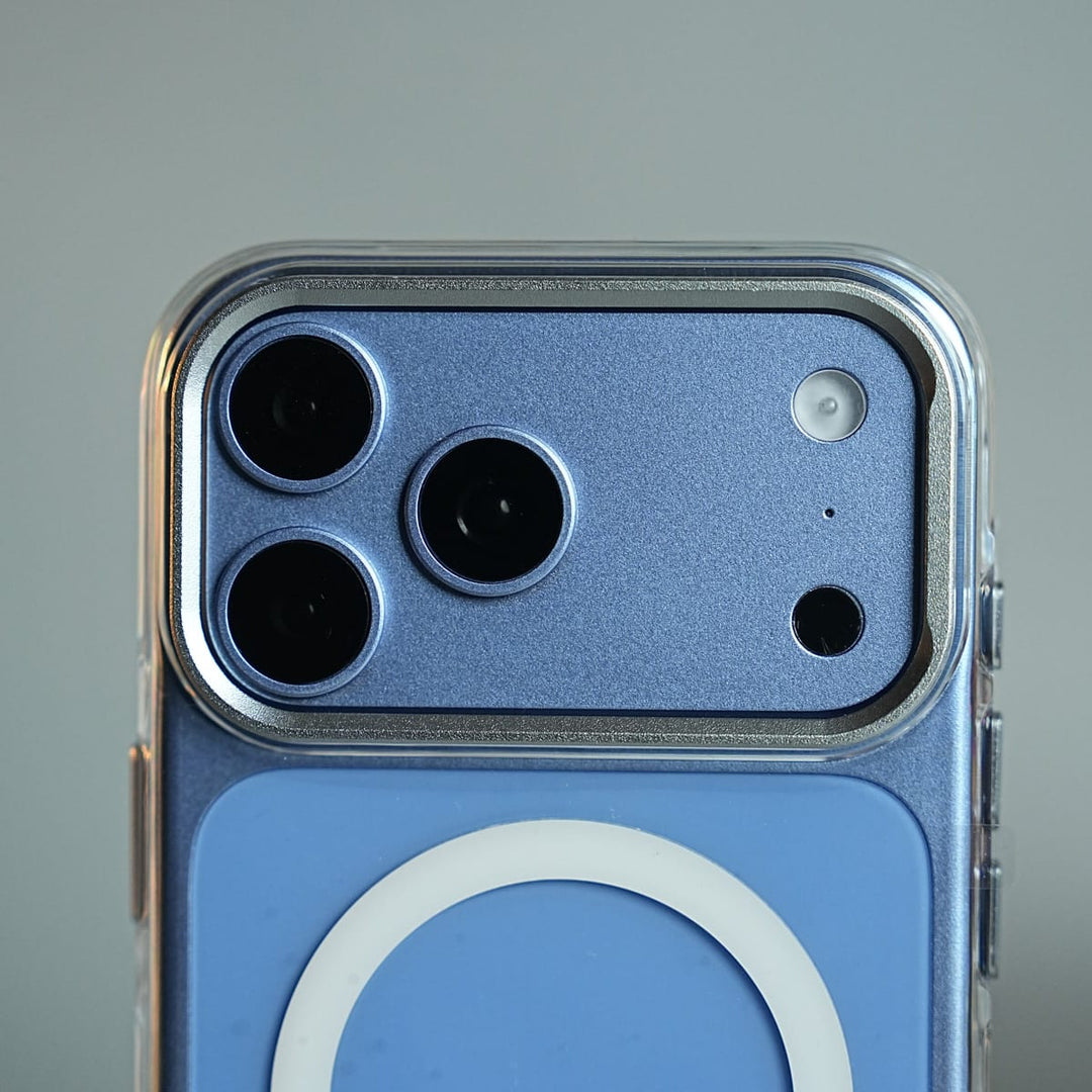 FRATO iPhone 18 Series Tinted Transparent Anti Yellow Magnetic Hard Cristal Case for iPhone 18 Series | Metal Camera Frame
