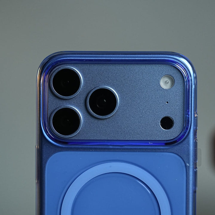 FRATO iPhone 18 Series Tinted Transparent Anti Yellow Magnetic Hard Cristal Case for iPhone 18 Series | Raised Camera Surround