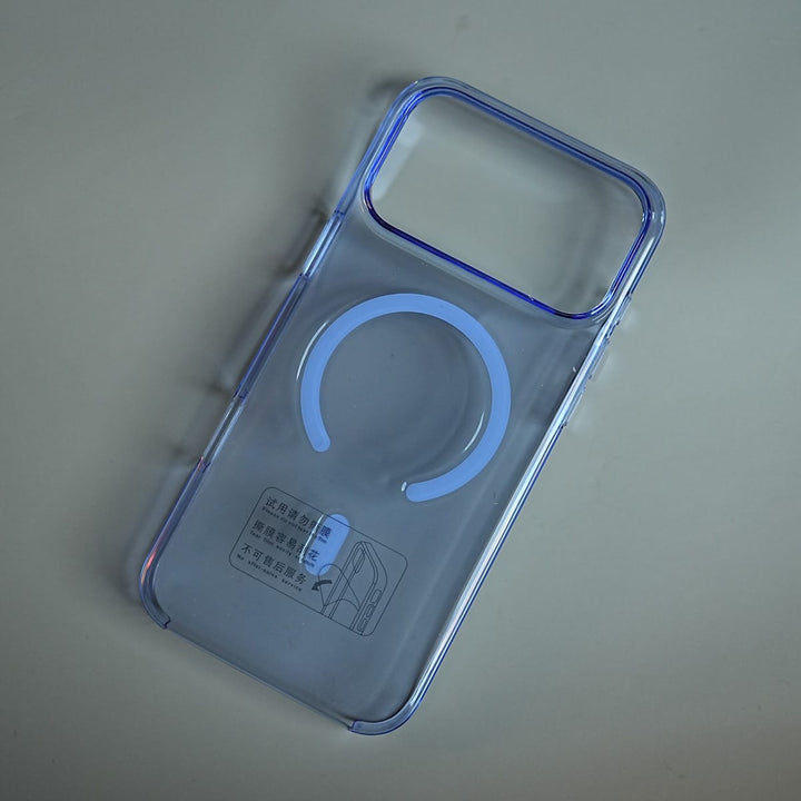 FRATO iPhone 18 Series Tinted Transparent Anti Yellow Magnetic Hard Cristal Case for iPhone 18 Series | Raised Camera Surround