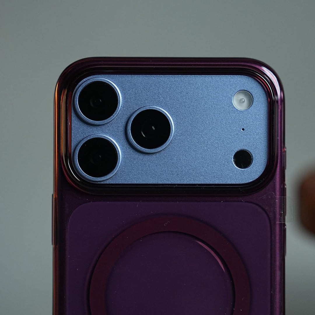 FRATO iPhone 18 Series Tinted Transparent Anti Yellow Magnetic Hard Cristal Case for iPhone 18 Series | Raised Camera Surround