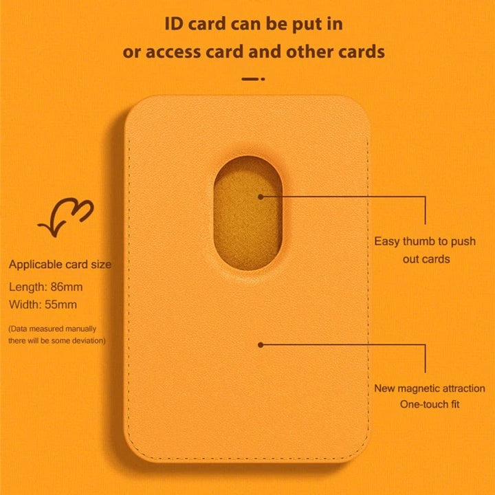 FRATO iPhone Accessories Luxury Leather Magnetic MagSafe Wallet For iPhone MagSafe Phones