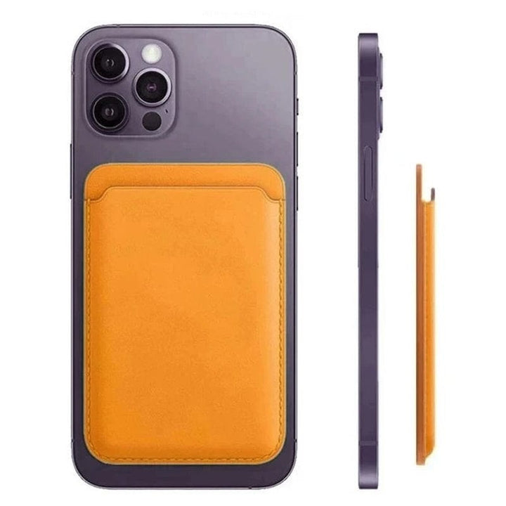 FRATO iPhone Accessories Luxury Leather Magnetic MagSafe Wallet For iPhone MagSafe Phones