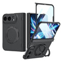 Rotating Ring Stand Case for iPhone Duo | Full Hinge Protection & Built-In Front Glass