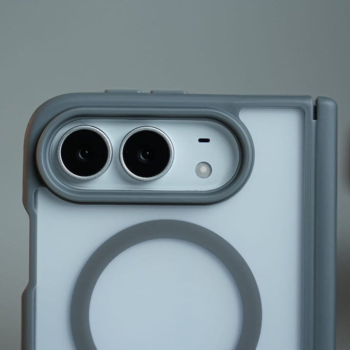 FRATO iPhone Fold FrostMag Shield Back Case for iPhone Duo | MagSafe Compatible with Hinge Protection