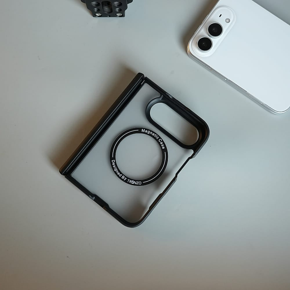FRATO iPhone Fold FrostMag Shield Back Case for iPhone Duo | MagSafe Compatible with Hinge Protection