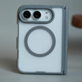 FrostMag Shield Back Case for iPhone Duo | MagSafe Compatible with Hinge Protection