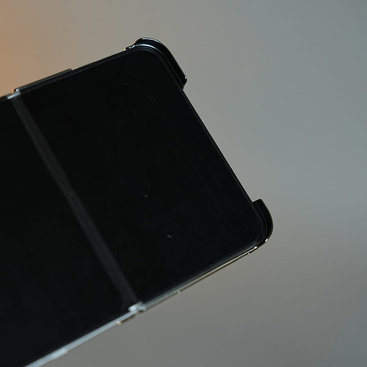FRATO iPhone Fold Premium Leather Texture MagSafe Case for iPhone Duo with Camera Glass &amp; Hinge Protection