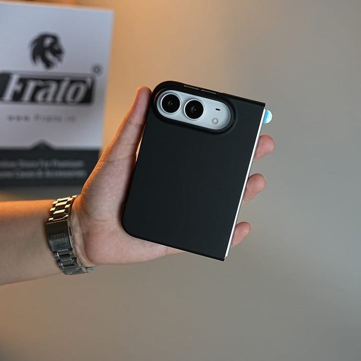 FRATO iPhone Fold ShadowShell Matte Case for iPhone Duo with Front Glass Protection