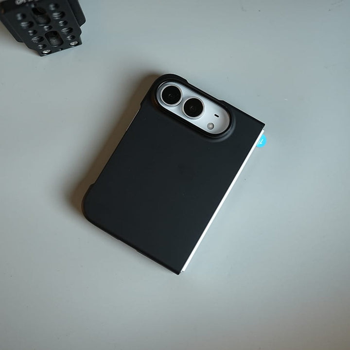 FRATO iPhone Fold ShadowShell Matte Case for iPhone Duo with Front Glass Protection