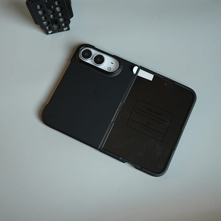 FRATO iPhone Fold ShadowShell Matte Case for iPhone Duo with Front Glass Protection